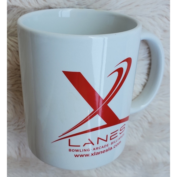 X Lanes red and white mug - Picture 5 of 16